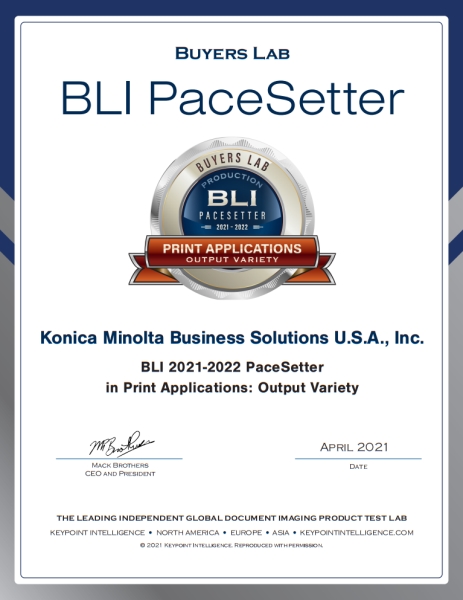 Giải thưởng BLI Pace Setter